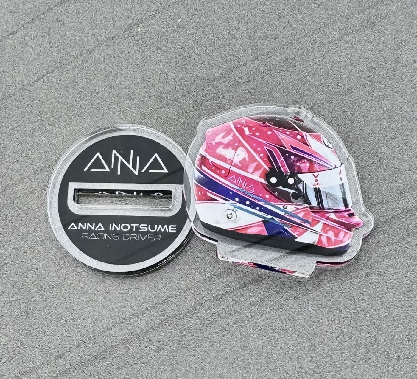 猪爪杏奈選手ANNA Helmet アクリルスタンドmini プレゼント企画プレゼント企画2枚目の画像